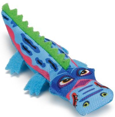 Игрушка Beeztees Крокодильчик для кошек (13,5см, голубой)