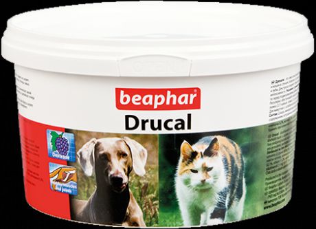 Минеральная смесь Beaphar Dru Cal для кошек и собак с ослабленной мускулатурой (250 г)