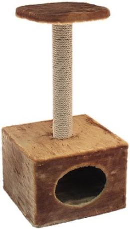 Домик-когтеточка Дарэлл "Чип" Куб с полкой для кошек (36 х 35 х 71 см, )