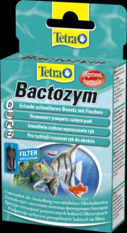 Кондиционер с культурой бактерий Tetra Bactozym 10 капсул на 1 000 л для запуска аквариума