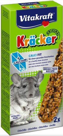 Крекеры Vitakraft Kracker Calcium с кальцием для шиншилл 2 шт (2 шт, )