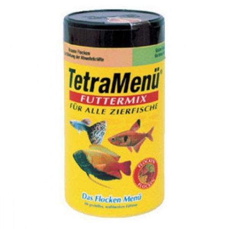 Корм Tetra Menu Flakes - 4 вида хлопьев для тропических рыб (100 мл)