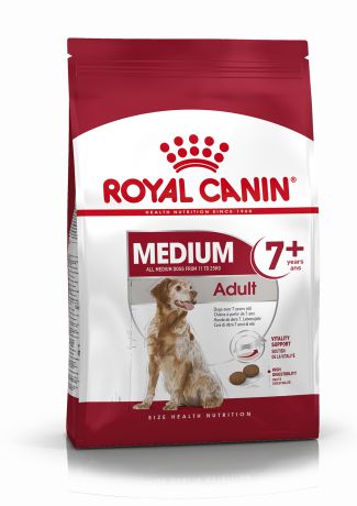 Сухой корм Royal Canin Medium Adult 7+ для взрослых собак средних пород от 7 до 10 лет (15 кг, )