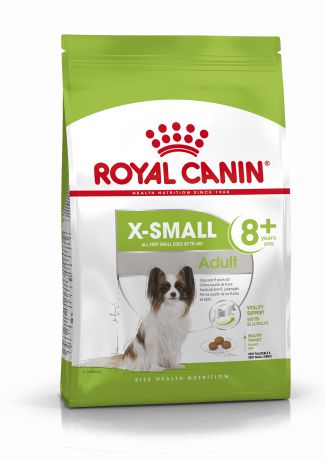 Сухой корм Royal Canin X-Small Adult 8+ для стареющих собак миниатюрных пород (500 г, )