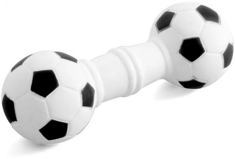 Игрушка Triol "Гантель футбольная" из винила для собак (170 мм, Гантель футбольная)