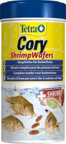 Корм Tetra Cory ShrimpWafers пластинки с добавлением креветок для сомиков-коридорасов (100 мл)