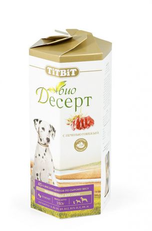 Печенье TiTBiT с печенью стандарт для собак (350 г)