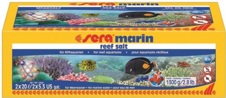 Соль Sera Marin Reef Salt морская рифовая для воды (1,3 кг)