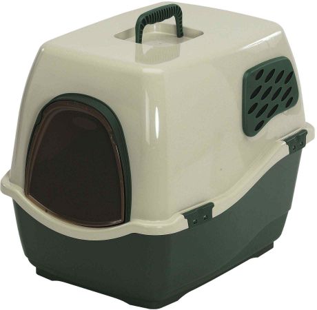 Био-туалет Marchioro BILL 1F для кошек (Д 50 х Ш 40 х В 42 см, Зеленый)