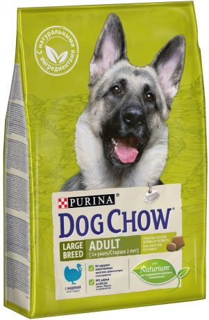 Сухой корм Dog Chow Adult Large Breed для собак крупных пород (14 кг, Индейка)