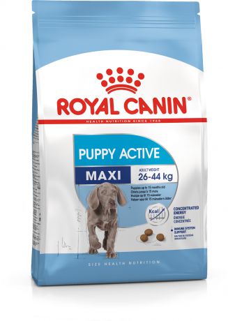 Сухой корм Royal Canin Maxi Puppy Active для активных щенков крупных пород (15 кг, )