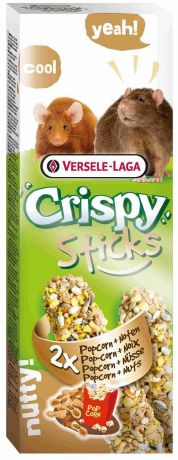 Палочки с попкорном и орехами для крыс и мышей Versele-Laga Crispy Sticks Popcorn+Nuts 55 г 2 шт