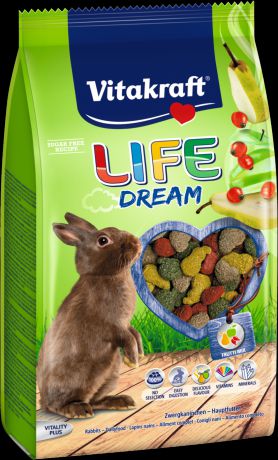 Корм Vitakraft Life Dream для кроликов 600 г (600 г, )