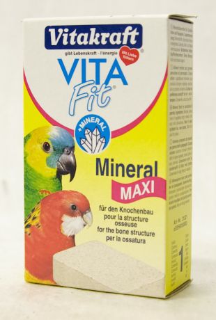 Камень минеральный Vitakraft Mineral Maxi для средних и крупных попугаев 150 г (150 г)