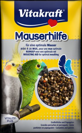 Подкормка Vitakraft Mauserhilfe для средних и крупных попугаев в период линьки 25 г (25 г)