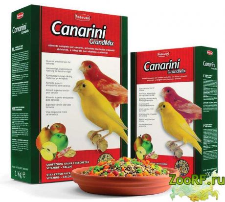 Корм Padovan Grandmix Canarini комплексный для канареек (1 кг, )