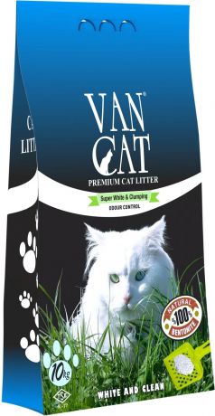 Наполнитель Van Cat Fresh комкующийся с ароматом Весенней свежести для кошек, 10 кг (10 кг)