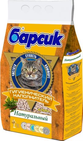 Наполнитель Барсик Натуральный древесный для кошек 4,54 л (4,54 л, )