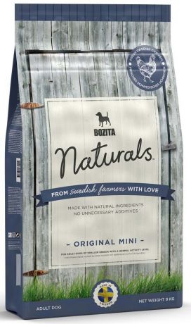 Сухой корм Bozita Naturals Original Mini для мелких собак (4,75 кг)