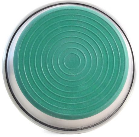 Миска-блюдце Triol Green утяжеленная металлическая на резинке для собак 0,35 л (0,35 л, )