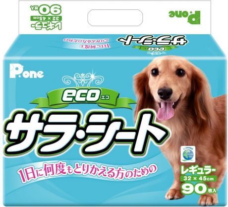 Эко-пелёнки Premium Pet Japan P.one 3-х слойные для собак (32 х 45 см, 90 шт)