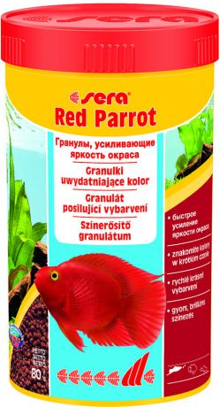 Корм Sera Red Parrot для красных попугаев в гранулах (1 л)