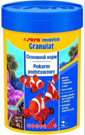 Корм Sera Marin Granulat для морских рыб (1000 мл)