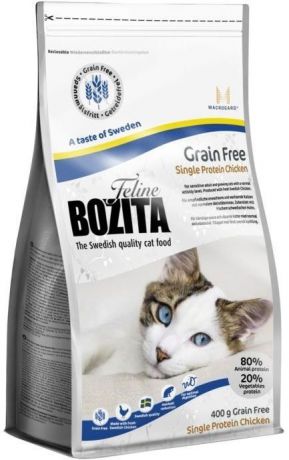 Сухой корм Bozita Feline Grain Free Single Protein беззерновой для кошек (10 кг, Курица)