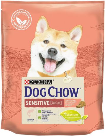 Сухой корм Dog Chow Sensitive для собак с чувствительным пищеварением (14 кг, Лосось)
