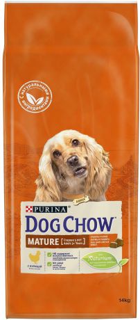 Сухой корм Dog Chow Mature Adult для собак старше 5 лет (14 кг, Курица)