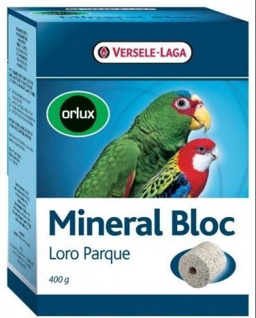 Минеральный блок для попугаев Versele-Laga Orlux Mineral Bloc Loro Parque 400 г (400 г)
