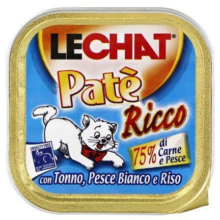 Консервы Lechat для кошек (100 г, Тунец, океаническая рыба и рис)