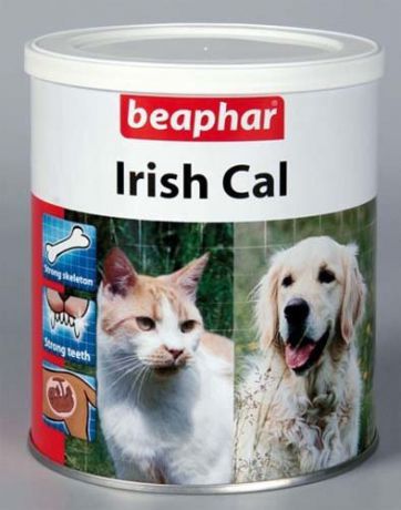 Минеральная смесь Beaphar Irish Cal с содержанием солей кальция для собак и кошек (250 г)