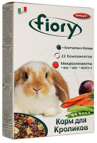 Корм Fiory Karaote для кроликов 850 г (850 г)
