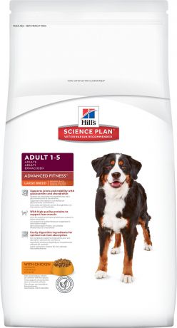 Сухой корм Hill's Science Plan Advanced Fitness для собак крупных пород (12 кг, Курица)