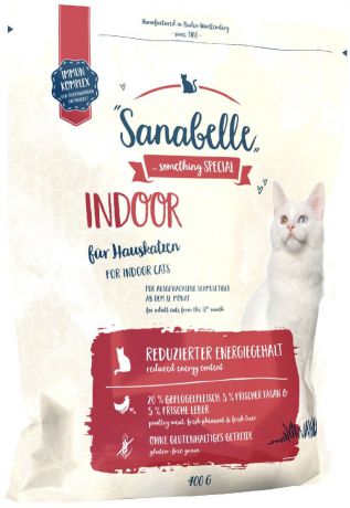Сухой корм Sanabelle Indoor для кошек (10 кг, )