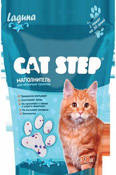 Наполнитель Cat Step Лагуна силикагель для кошачьих туалетов (3,8 л, )