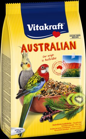 Корм Vitakraft Australian для средних попугаев 750 г (750 г, )