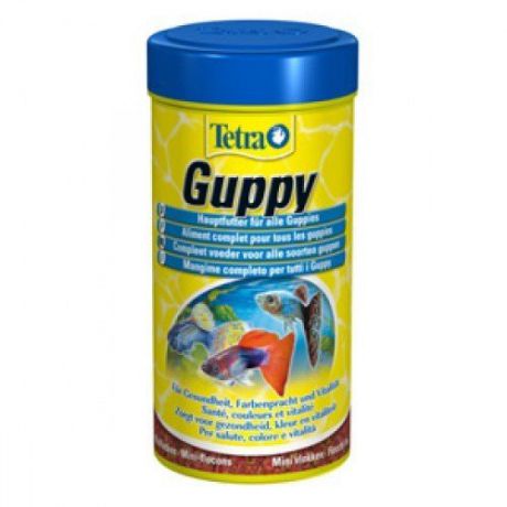 Корм Tetra Guppy для живородящих пецилиевых рыб в хлопьях (100 мл)