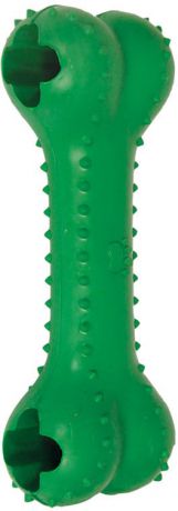 Игрушка Triol "Кость с отверстиями" из цельнолитой резины для собак (175 мм, Кость с отверстиями)