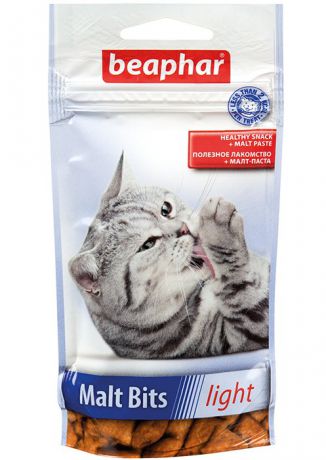 Подушечки Beaphar Malt-Bits Light для кошек (35 г)