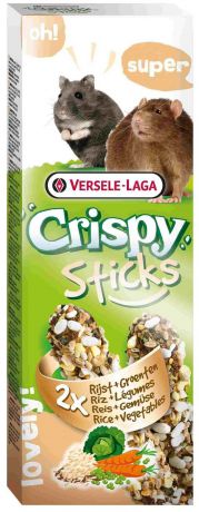 Палочки с рисом и овощами для хомяков и крыс Versele-Laga Crispy Sticks Rice+Vegetables 55 г 2 шт