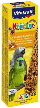 Крекеры Vitakraft для амазонских попугаев 2 шт (2 шт, Миндаль и фрукты)