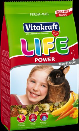Корм Vitakraft Life Power для кроликов 600 г (600 г, )