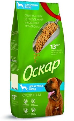 Сухой корм Оскар для собак крупных пород (12 кг, Ягненок и рис)