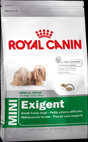 Сухой корм Royal Canin Mini Exigent для собак мелких пород, привередливых в питании (1 кг)