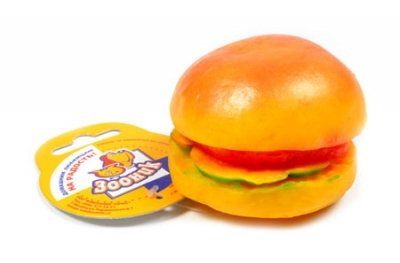 Игрушка Зооник Гамбургер для собак (8 см, В заказе будет случайный цвет)