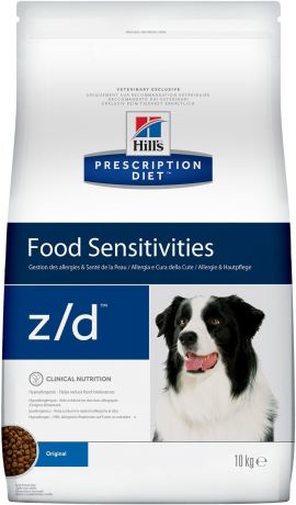 Сухой корм Hill's Prescription Diet Z/D Allergy&Skin Care для лечения острых пищевых аллергий у собак (10 кг, )