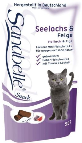 Лакомство Sanabelle Snack Cat Sticks для кошек 55 г (55 г, Утка и гранат)
