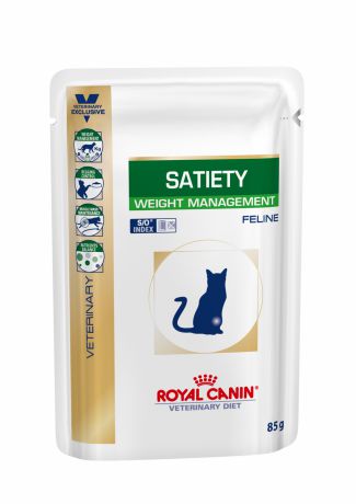 Паучи Royal Canin Satiety Weight Management Sat 30 для кошек с избыточным весом (85 г)